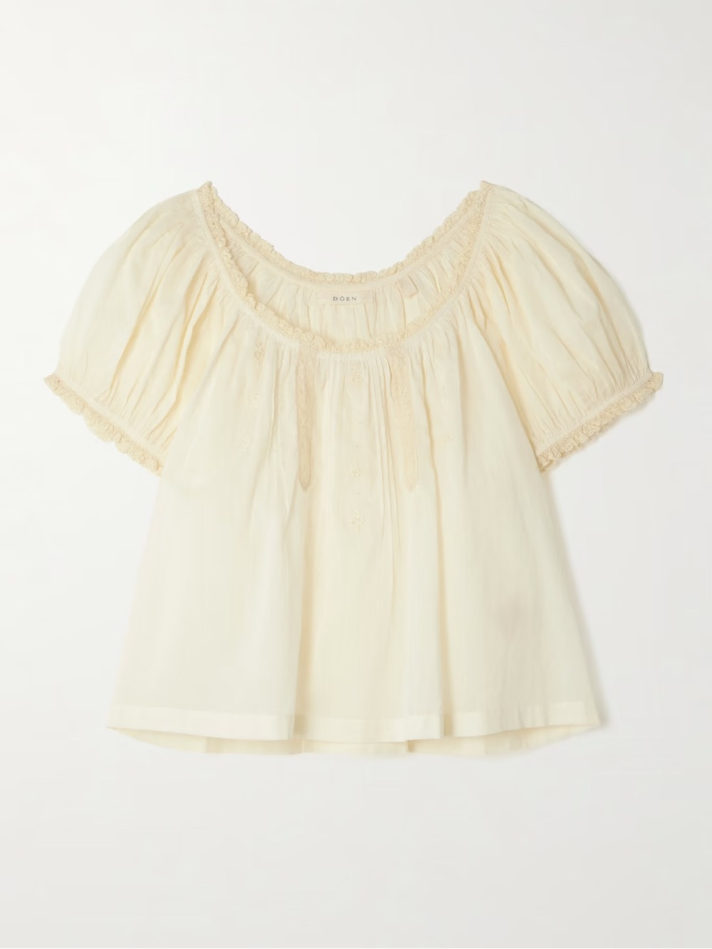Doen Frederica Cotton Voile Top - Picture 2 of 9